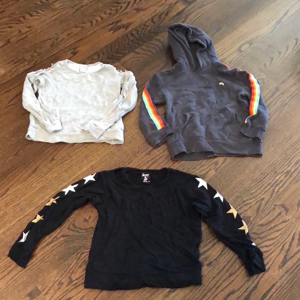 Assorted girls sweatshirts.